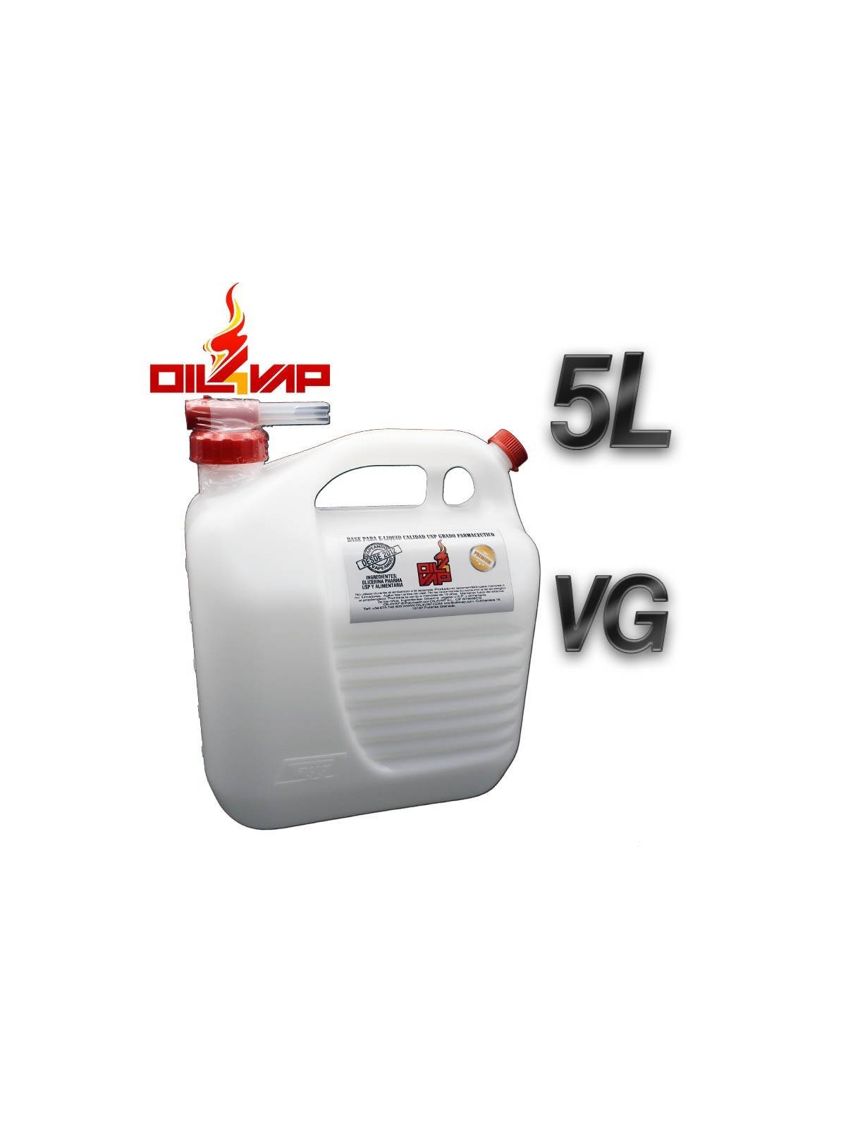 O4V - GLICERINA 5L. (SIN NICOTINA) Oil4Vap - 1