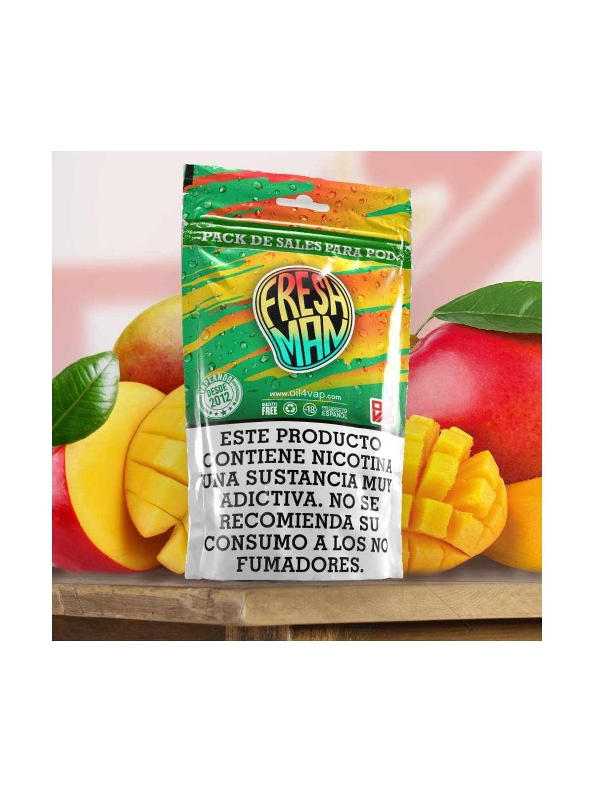 O4V - PACK DE SALES FRESH MANGO Oil4Vap - 1