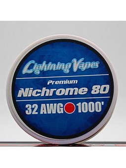LIGHTNING VAPES - BOBINA NICHROME 80 300Metros 32/34/36/38/40 AWG LIGHTNING VAPES - 2