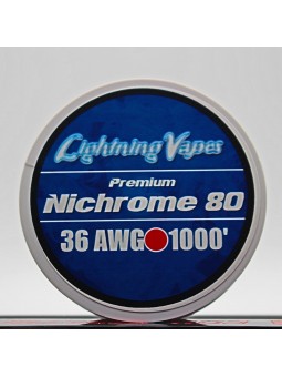 LIGHTNING VAPES - BOBINA NICHROME 80 300Metros 32/34/36/38/40 AWG LIGHTNING VAPES - 4