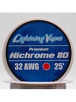 LIGHTNING VAPES - BOBINA NICHROME 80  7,5Metros 26/28/32/34/36/38/40 AWG LIGHTNING VAPES - 4