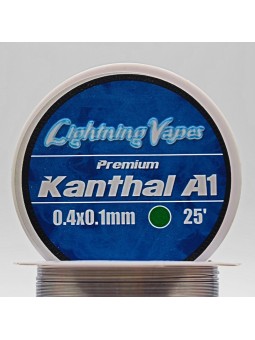 LIGHTNING VAPES - BOBINA KANTHAL A1 7.5Metros 0.4x0.1 LIGHTNING VAPES - 1