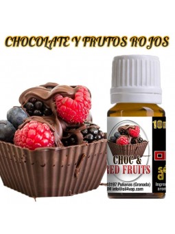 Aroma vapeo OIL4VAP CHOCOLATE Y FRUTOS ROJOS 10ML