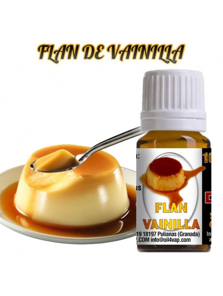 Aroma vapeo OIL4VAP FLAN DE VAINILLA 10ML