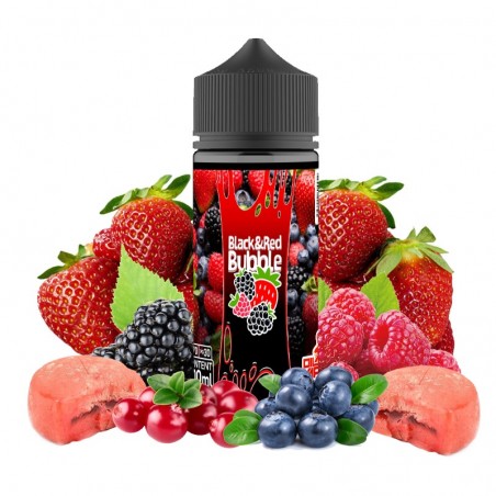 O4V - BLACK&RED BUBBLE (100ML) Oil4Vap - 2