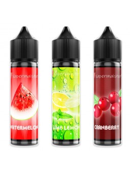 VM - PACK DE 3 LÍQUIDOS 50ML VAPERMAISTER (ARANDANO ROJO, LIMA LIMON Y SANDIA) VAPERMAISTER - 2