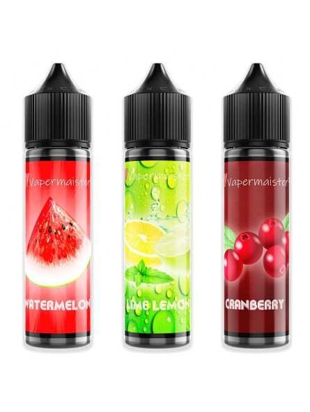 VM - PACK DE 3 LÍQUIDOS 50ML VAPERMAISTER (ARANDANO ROJO, LIMA LIMON Y SANDIA) VAPERMAISTER - 2