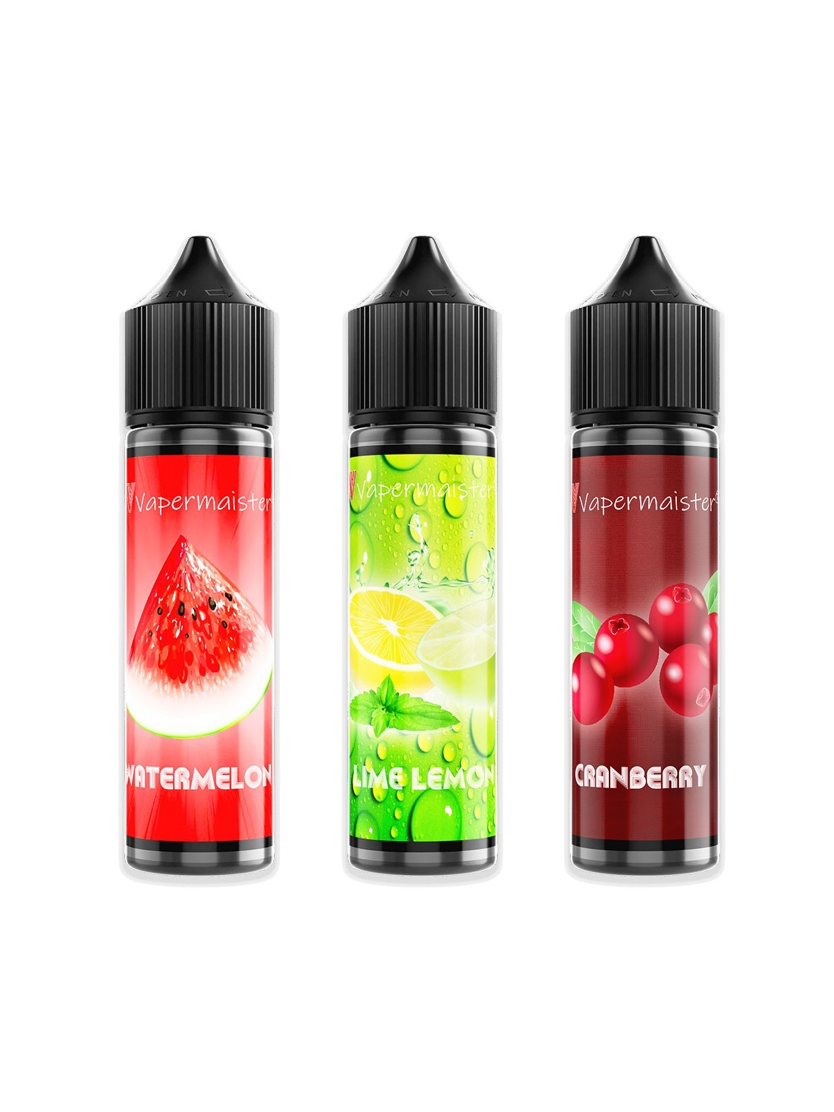 VM - PACK DE 3 LÍQUIDOS 50ML VAPERMAISTER (ARANDANO ROJO, LIMA LIMON Y SANDIA) VAPERMAISTER - 2