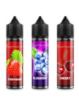 VM - PACK DE 3 LÍQUIDOS 50ML VAPERMAISTER (CEREZA, ARANDANO AZUL Y FRESA) VAPERMAISTER - 2