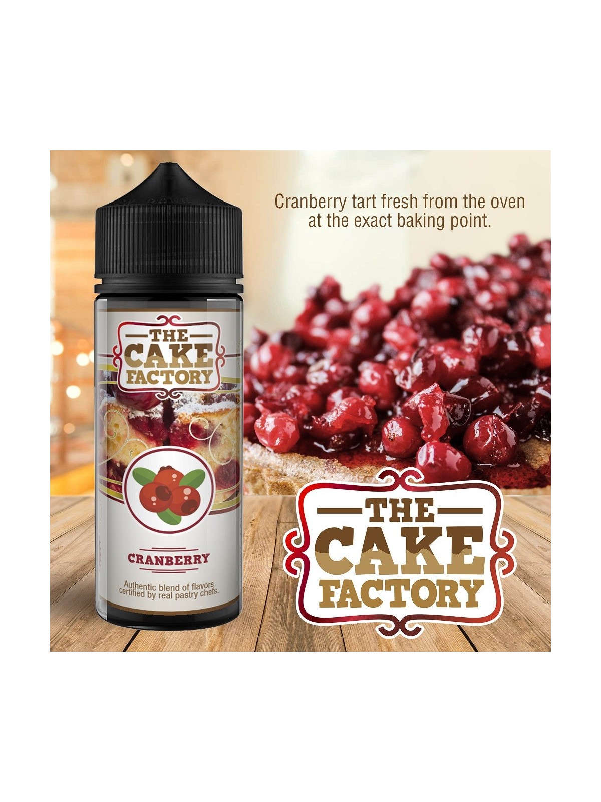 TCF - CRANBERRY (100ml) - THE CAKE FACTORY THE CAKE FACTORY - 1