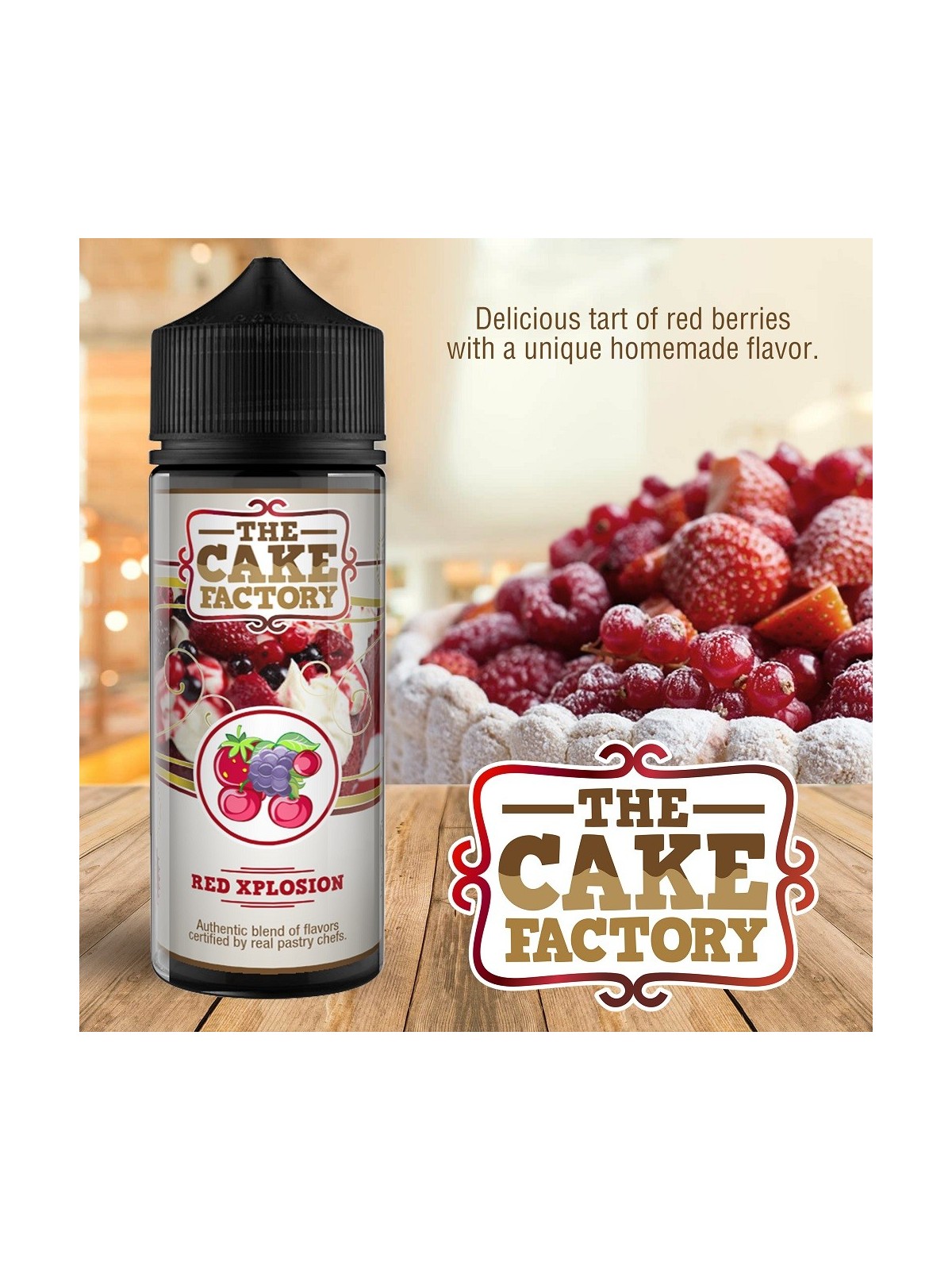 TCF - RED XPLOSION (100ml) - THE CAKE FACTORY THE CAKE FACTORY - 1