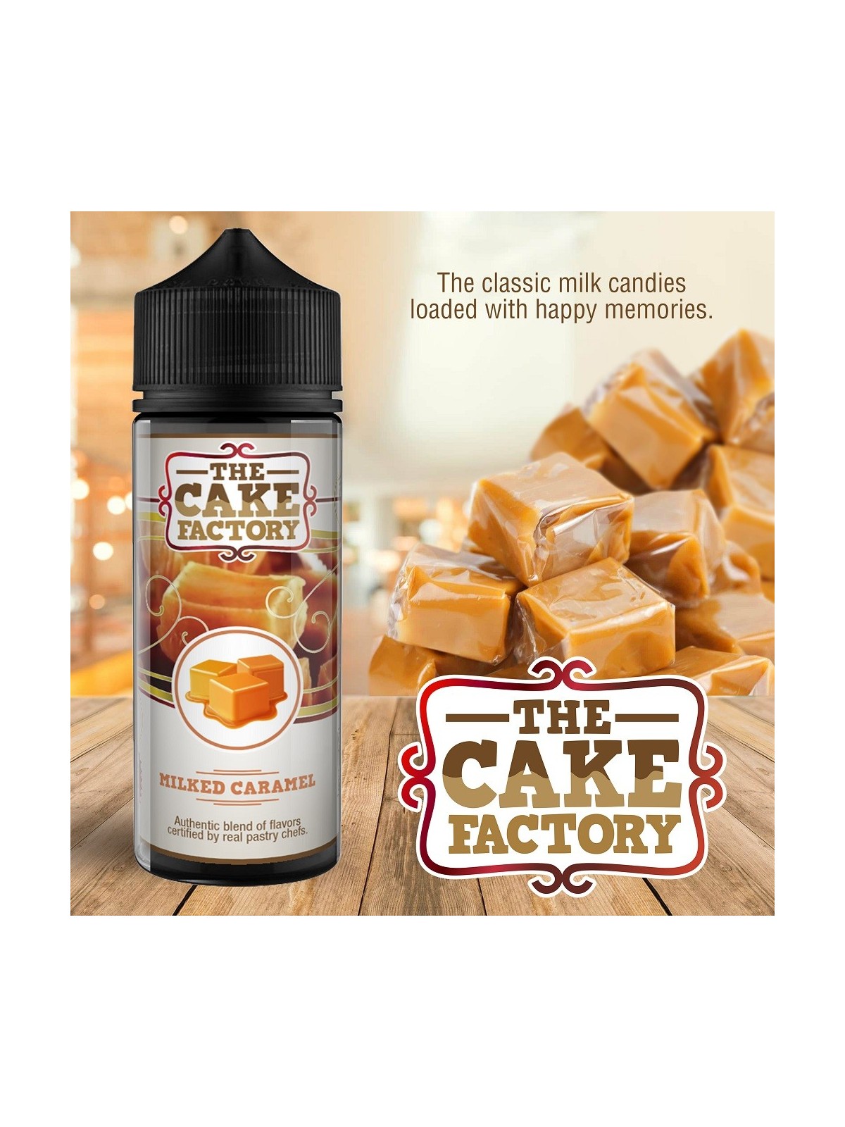 TCF - MILKED CARAMEL (100ml) - THE CAKE FACTORY THE CAKE FACTORY - 1