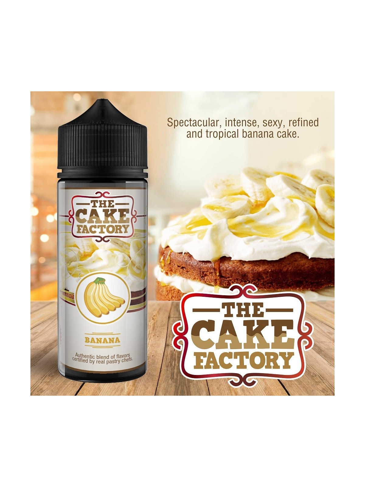 TCF - BANANA (100ml) - THE CAKE FACTORY THE CAKE FACTORY - 1