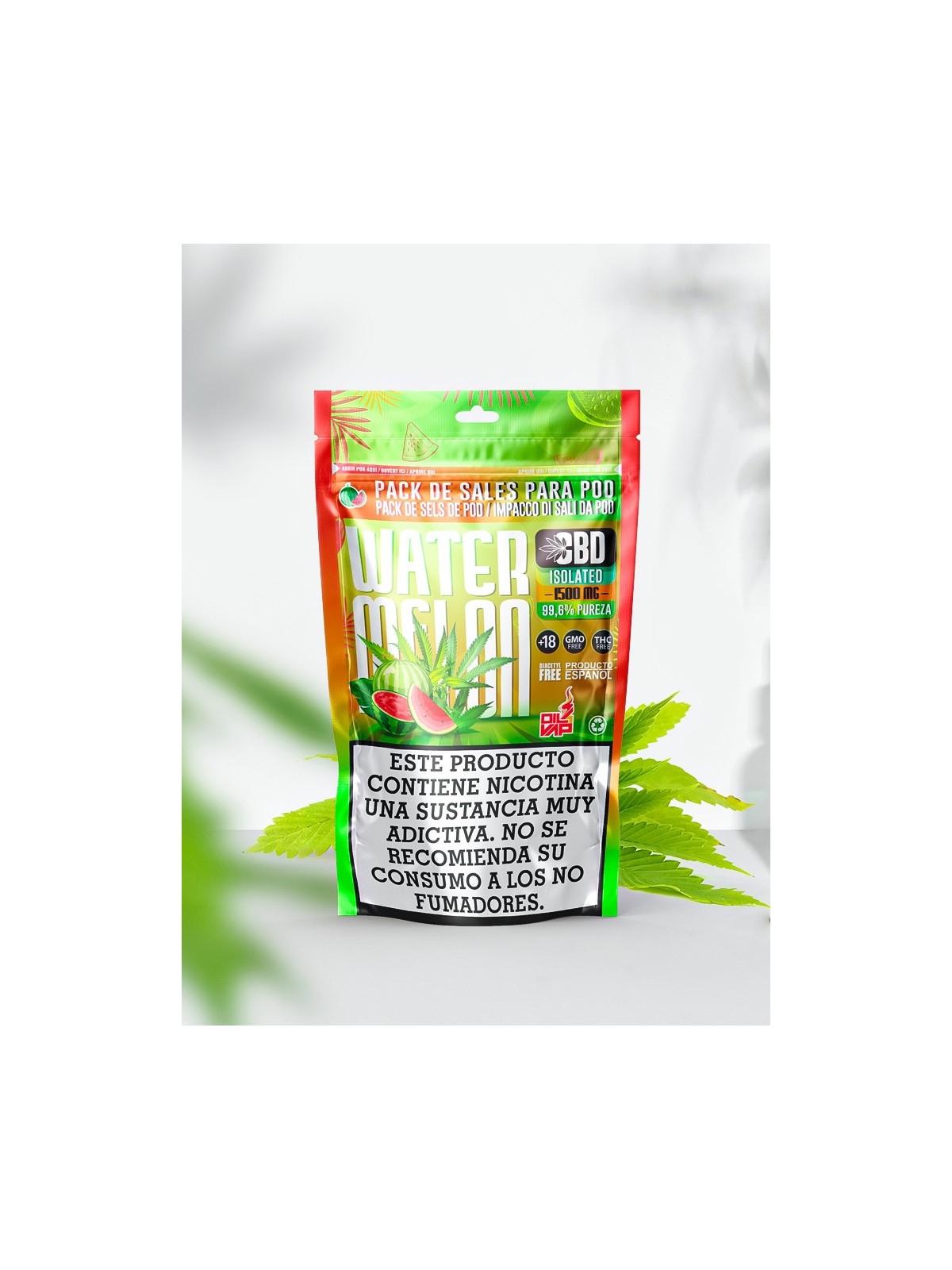 O4V - PACK DE SALES WATERMELON CBD 1500MG Oil4Vap - 1