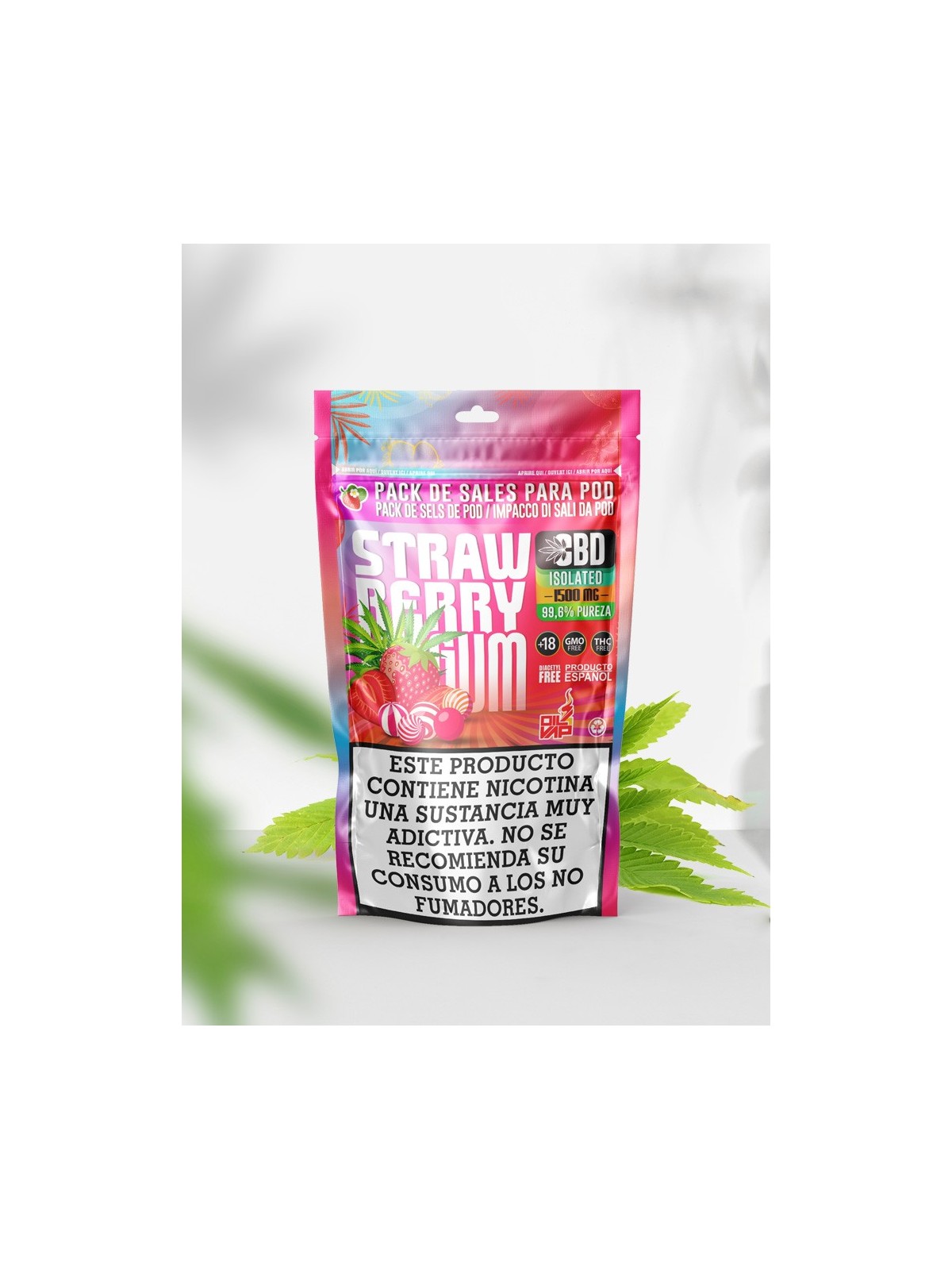 O4V - PACK DE SALES STRAWBERRY CBD 1500MG Oil4Vap - 1