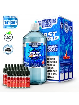 F4V - PACK BASE Y NIKOVAPS 3mg/ml (TOTAL 1000ML) Oil4Vap