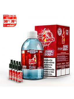 O4V - PACK BASE Y NIKOVAPS 1,5mg/ml (TOTAL 500ML) Oil4Vap