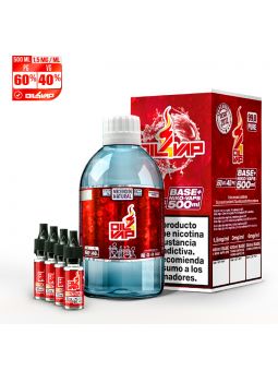 O4V - PACK BASE Y NIKOVAPS 1,5mg/ml (TOTAL 500ML) Oil4Vap