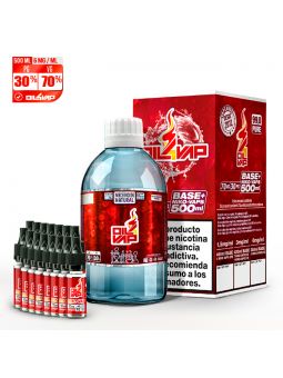 O4V - PACK BASE Y NIKOVAPS 6mg/ml (TOTAL 500ML) Oil4Vap