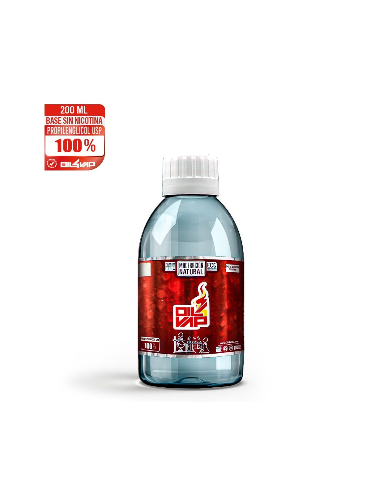 O4V - PROPILENGLICOL 200ML (SIN NICOTINA) Oil4Vap O4V - PROPILENGLICOL 200ML (SIN NICOTINA) Oil4Vap