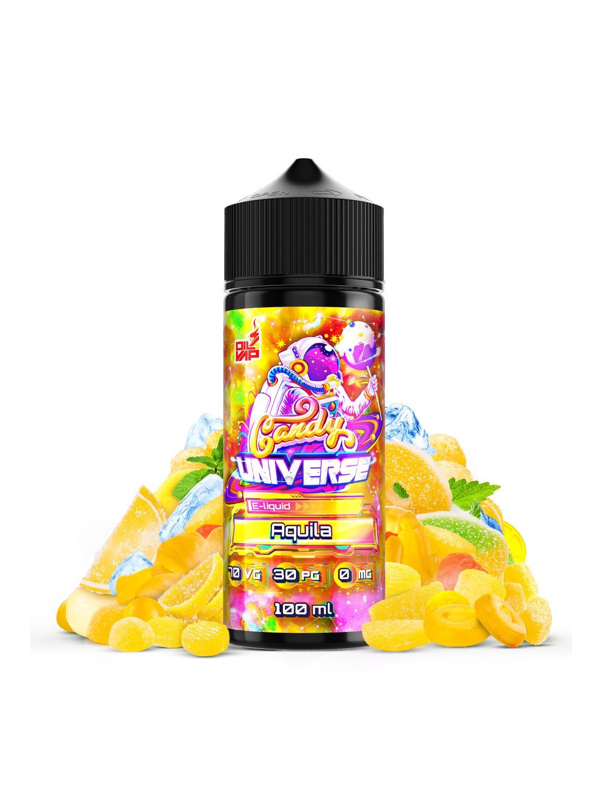 O4V - CANDY UNIVERSE ELIQUID AQUILA (100ML) Oil4Vap - 1