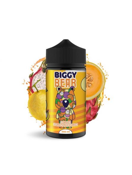 BBF - BIGGY BEAR E-LIQUID MELÓN - FRUTA DEL DRAGÓN  (200ML) BIGGY BEAR - 1