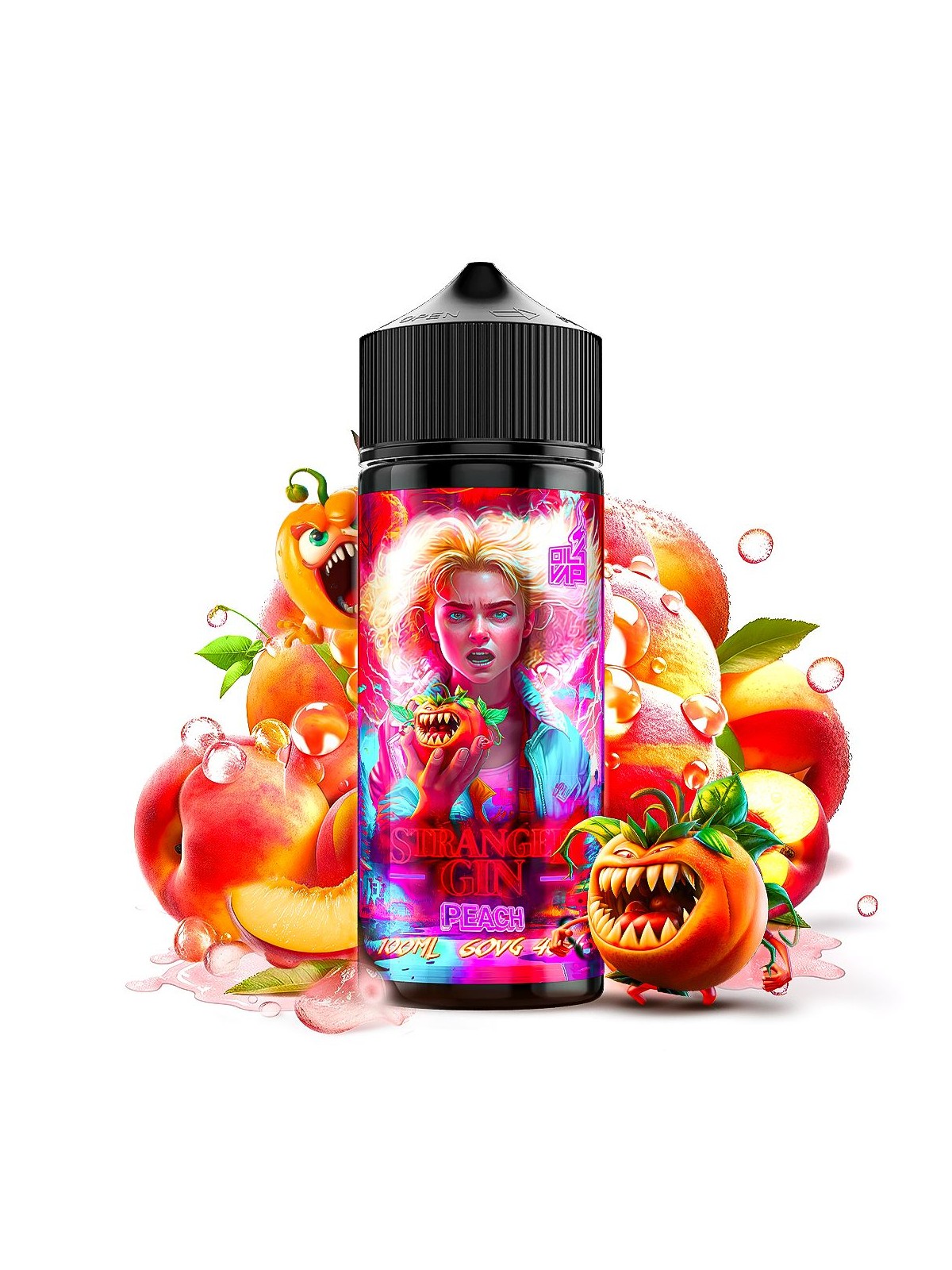 O4V - STRANGER GINS ELIQUID GIN PEACH (100ML) Oil4Vap - 1