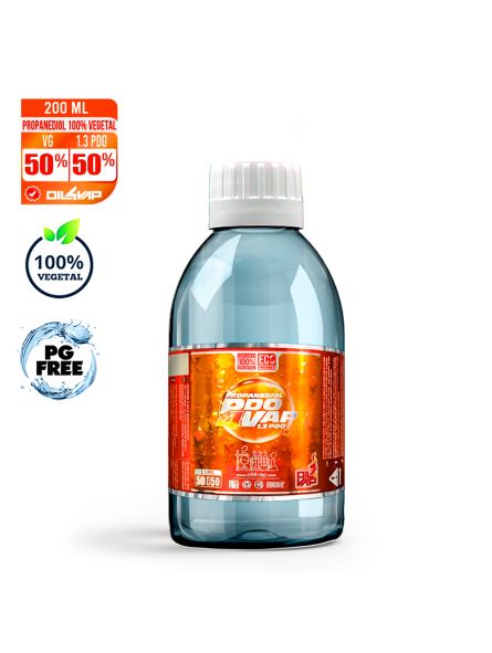 BASE VAPEO OIL4VAP 200ML SIN NICOTINA VG/PROPANEDIOL 100% VEGETAL