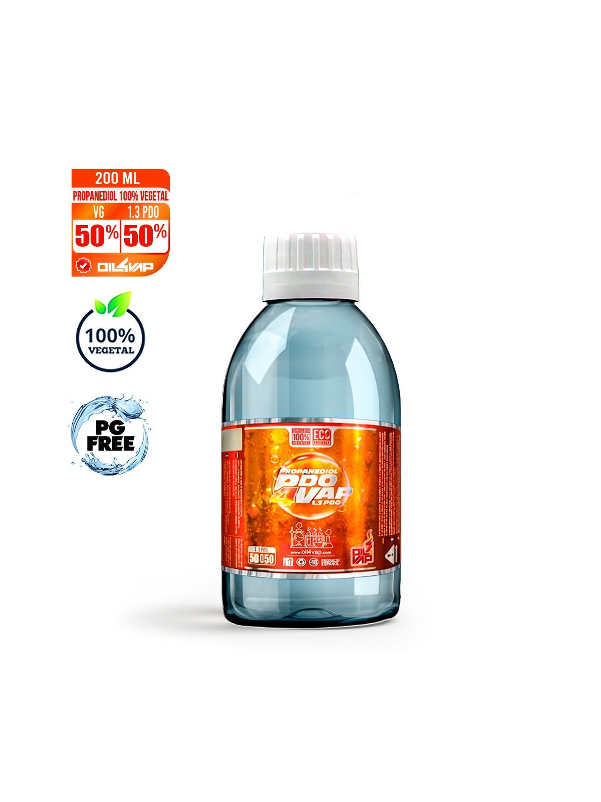 BASE VAPEO OIL4VAP 200ML SIN NICOTINA VG/PROPANEDIOL 100% VEGETAL BASE VAPEO OIL4VAP 200ML SIN NICOTINA VG/PROPANEDIOL 100% VEGETAL