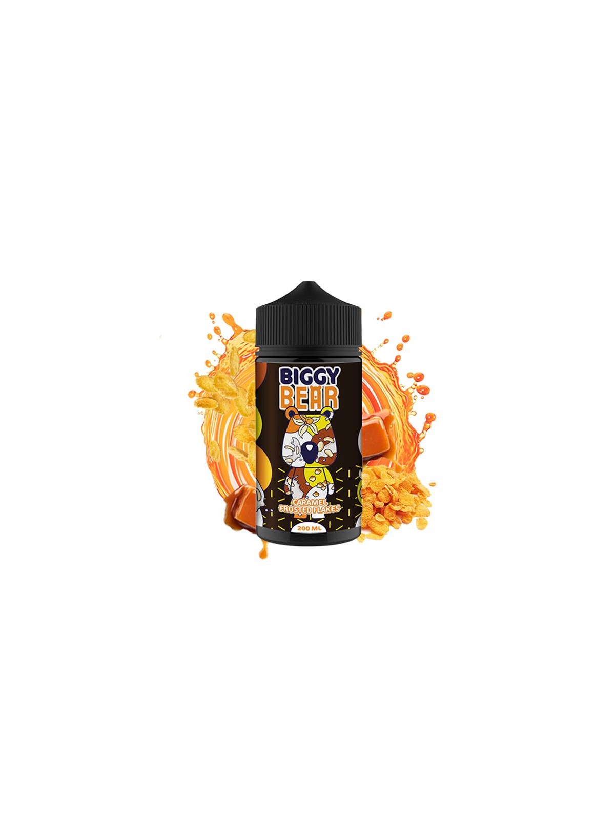 BBP - BIGGY BEAR CARAMEL FROSTED FLAKES  (200ML) BIGGY BEAR - 1