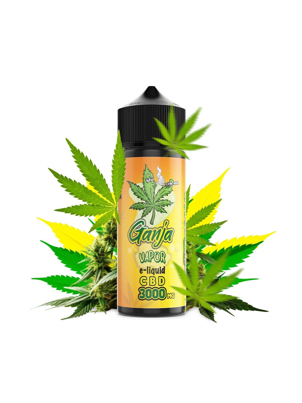 CNJ - GANJA VAPOR CBD (100ML/3000MG) CANNA JUICE - 1