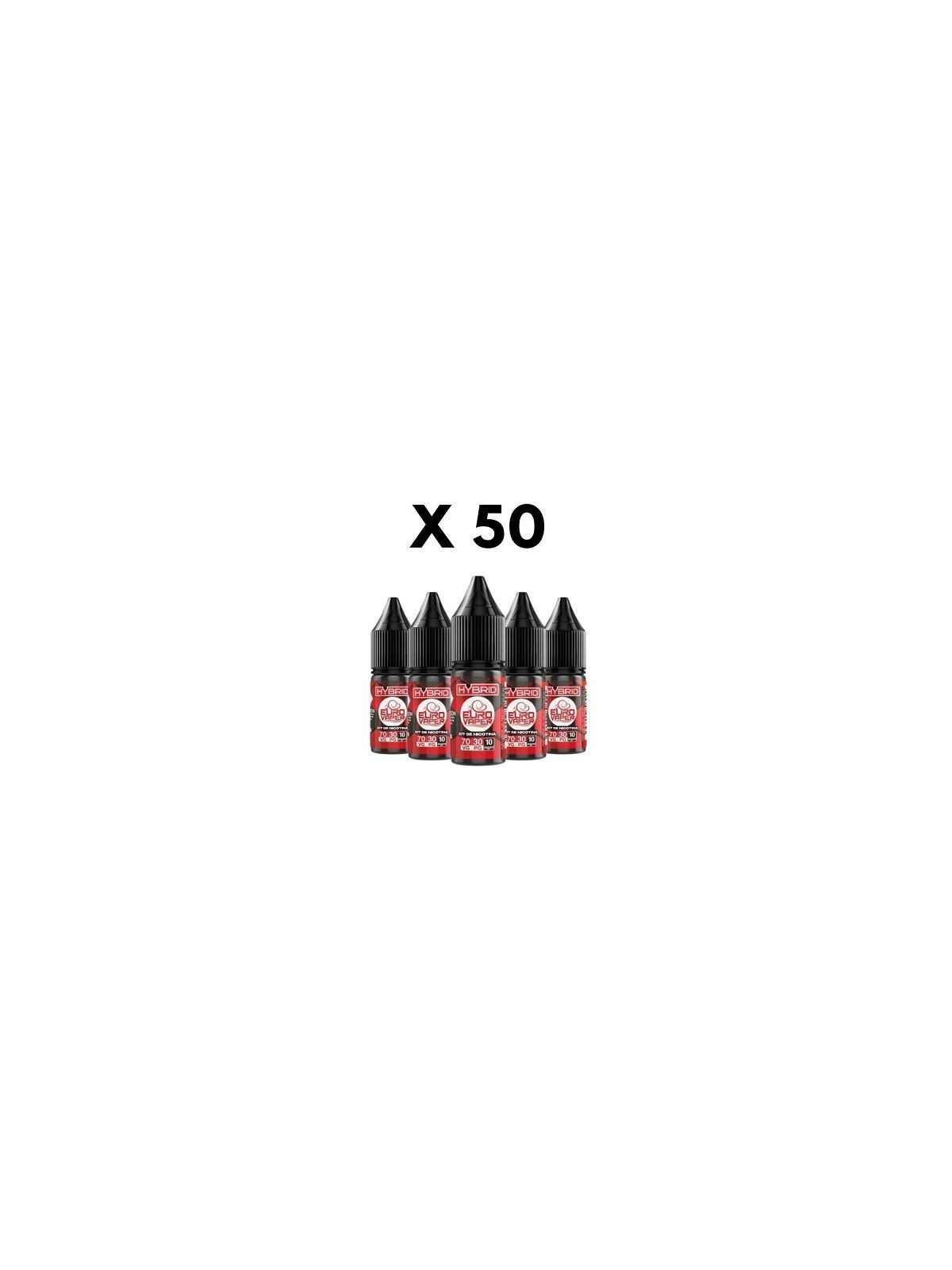 EV - EUROVAPER PACK 50 KIT DE NICOTINA HYBRID 70VG/30PG 10MG/ML EUROVAPER - 1