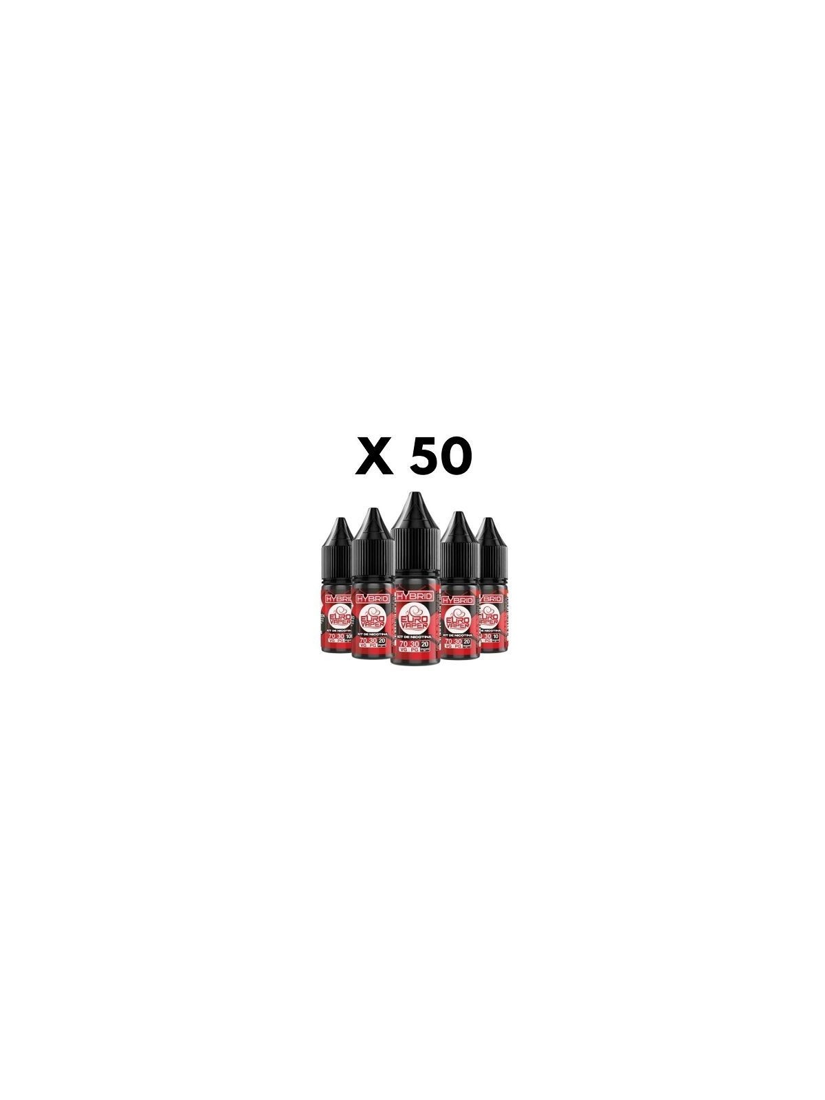 EV - EUROVAPER PACK 50 KIT DE NICOTINA HYBRID 70VG/30PG 20MG/ML EUROVAPER - 1