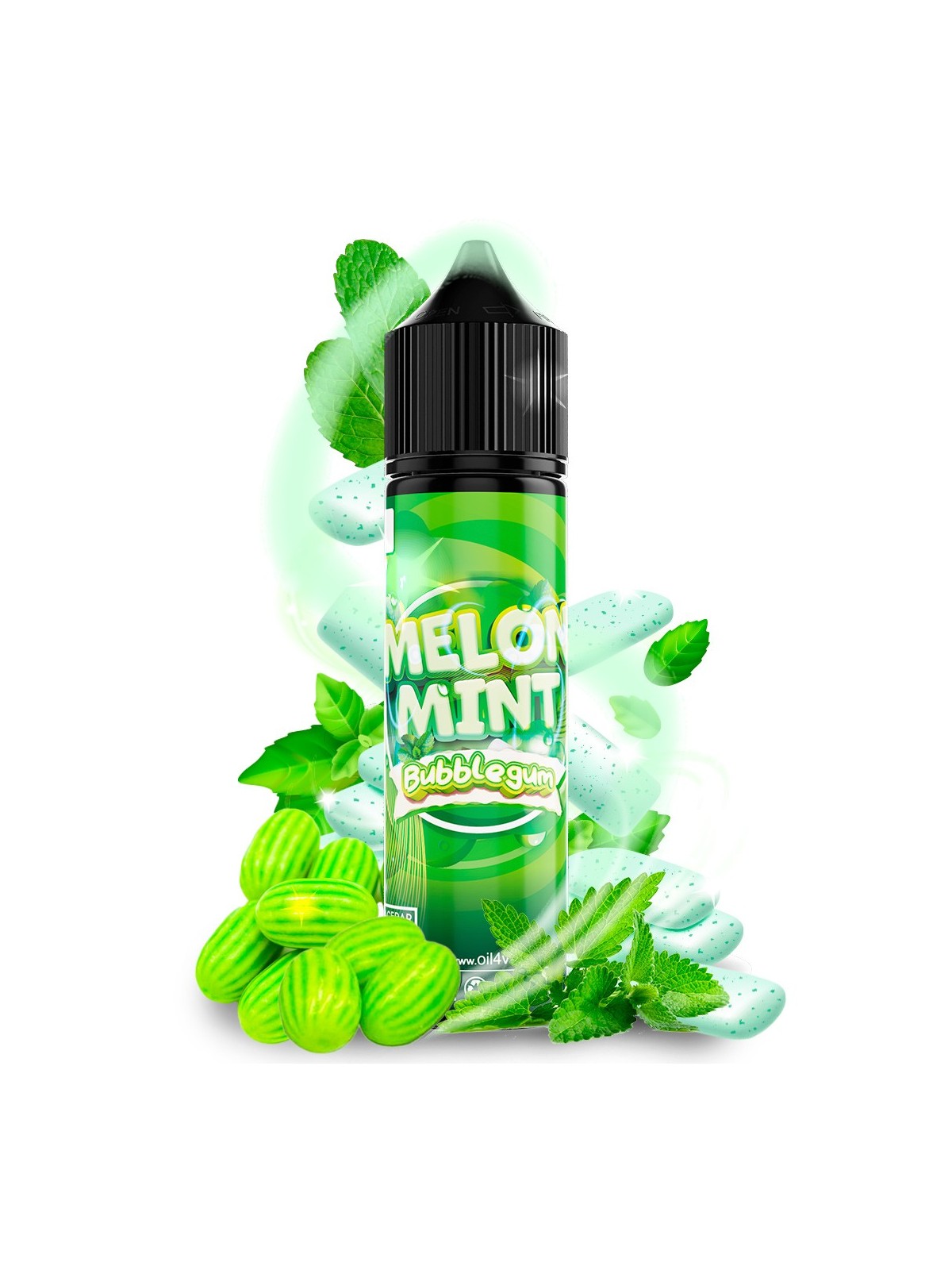 O4V - LONGFILL MELON MINT BUBBLE (60ml) Oil4Vap - 1