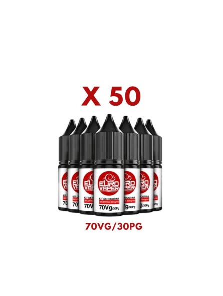 EV - EUROVAPER NICOKIT PACK 50 70VG/30PG 20MG EUROVAPER - 1