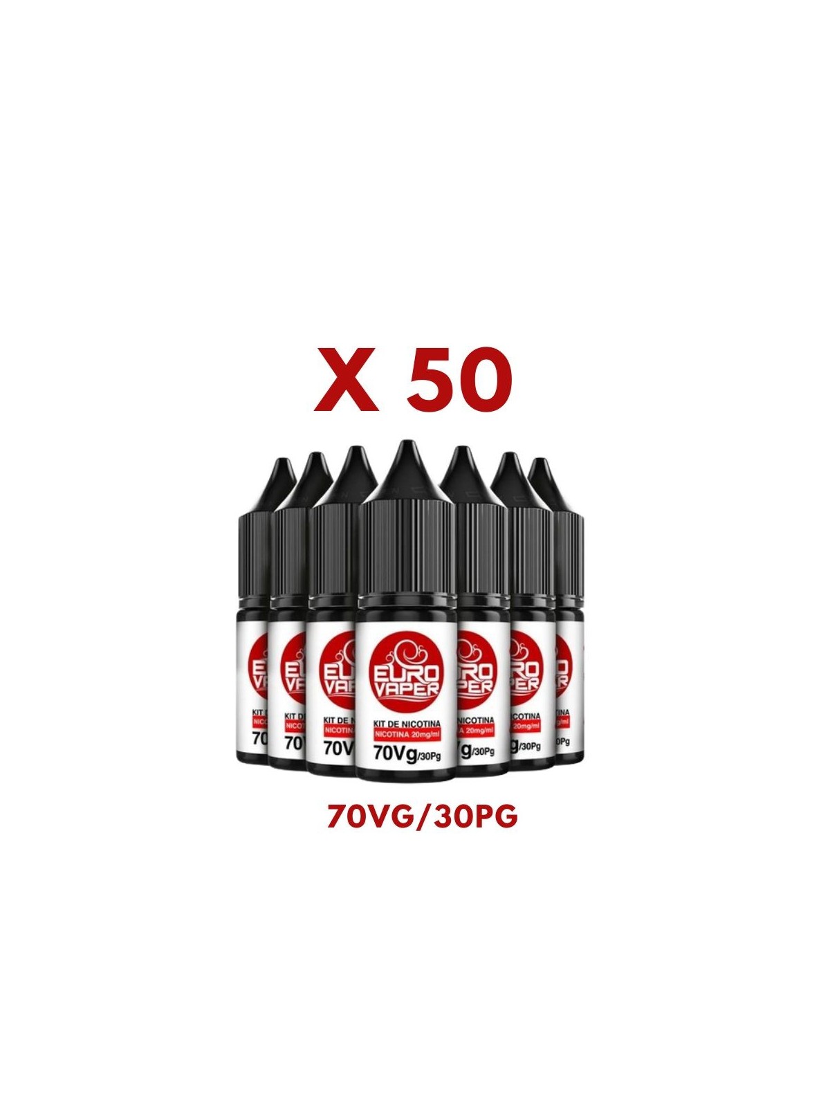 EV - EUROVAPER NICOKIT PACK 50 70VG/30PG 20MG EUROVAPER - 1