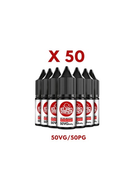 EV - EUROVAPER NICOKIT PACK 50 50VG/50PG 20MG EUROVAPER - 1