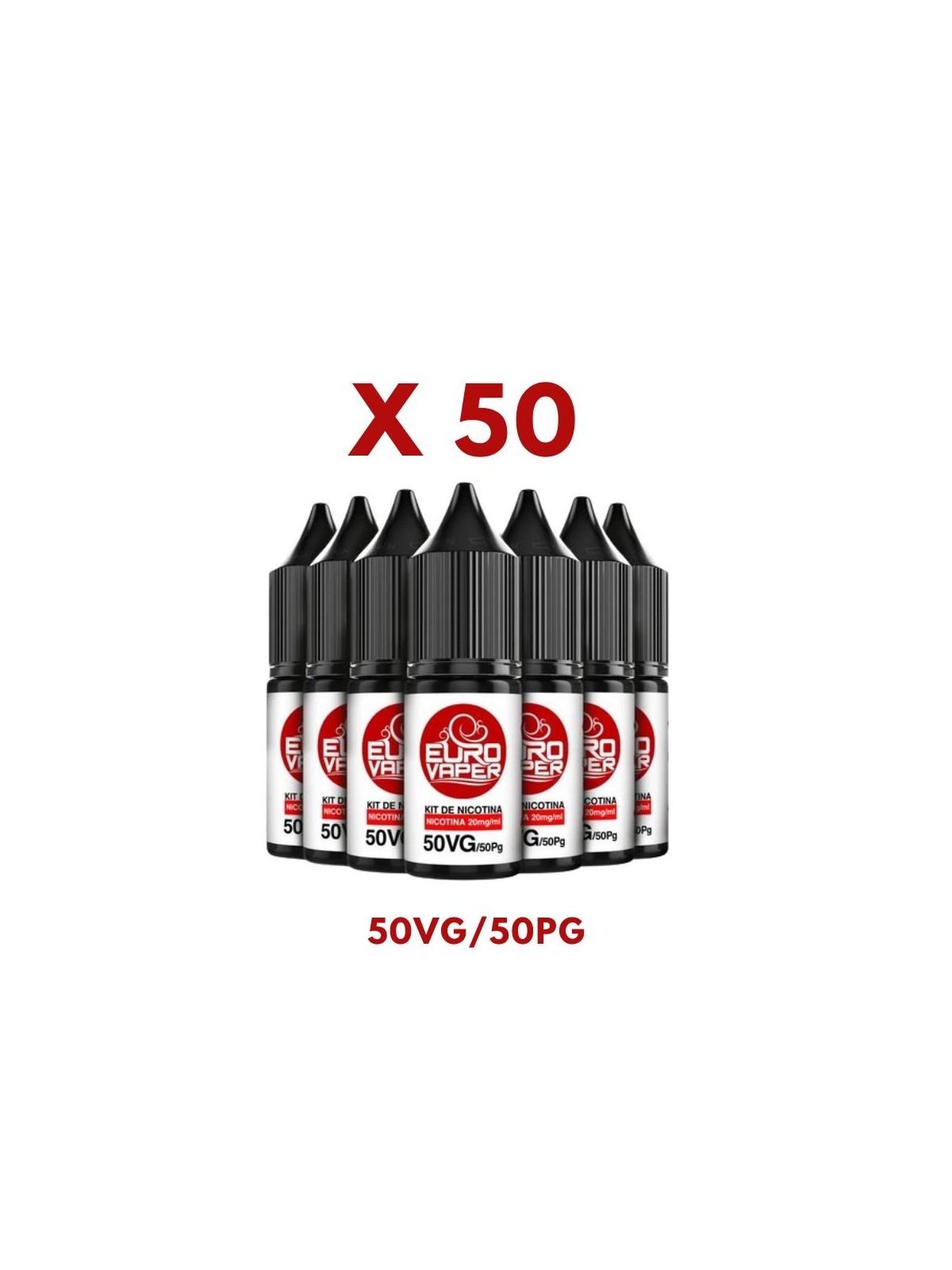 EV - EUROVAPER NICOKIT PACK 50 50VG/50PG 20MG EUROVAPER - 1