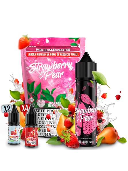 O4V - AROMA PACK 60ML STRAWBERRY & PEAR