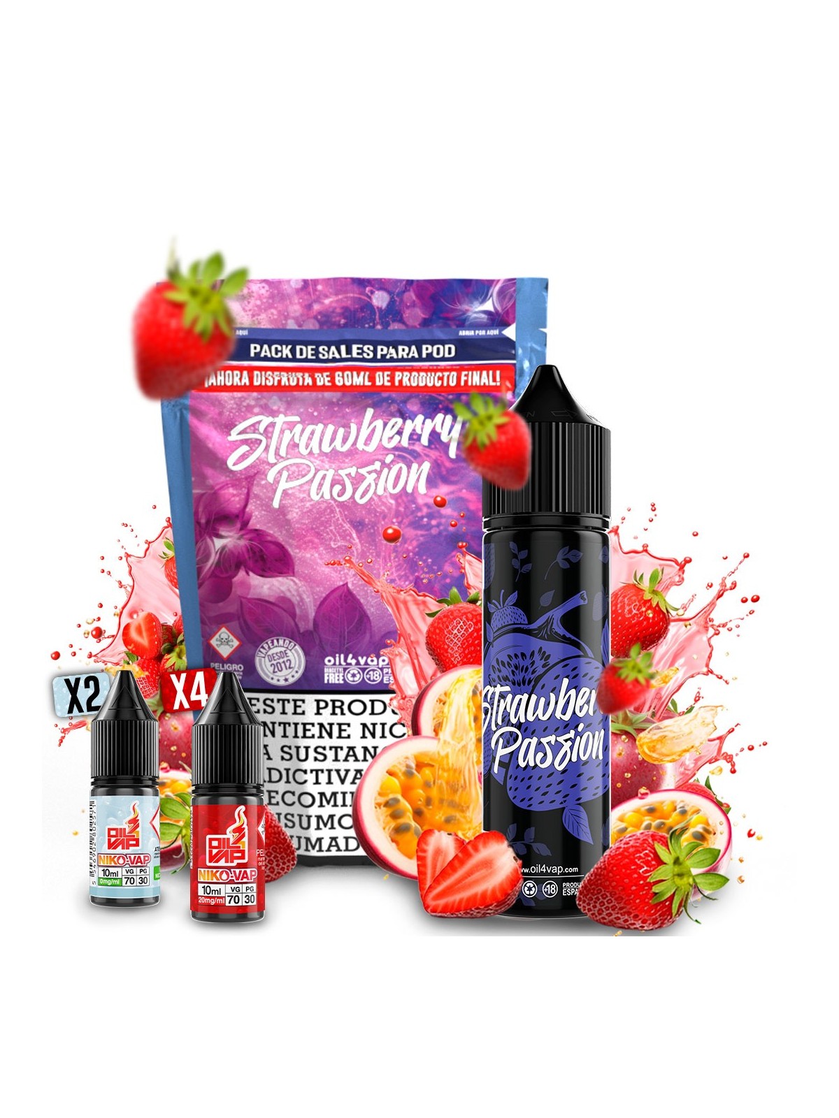 O4V - AROMA PACK 60ML STRAWBERRY PASSION