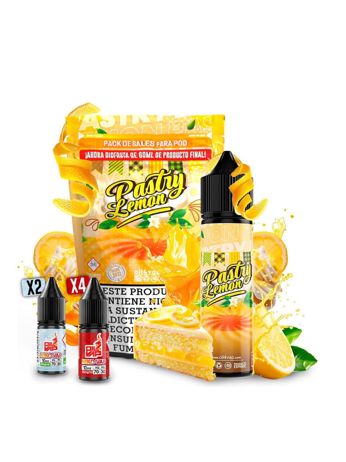 O4V - AROMA PACK 60ML PASTRY LEMON