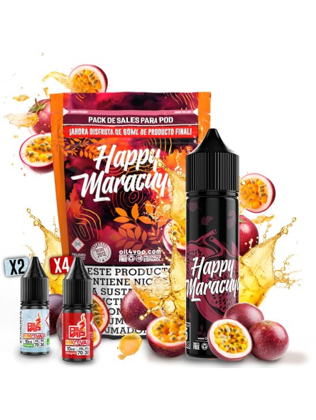 O4V - PACK DE SALES 60ML HAPPY MARACUYA