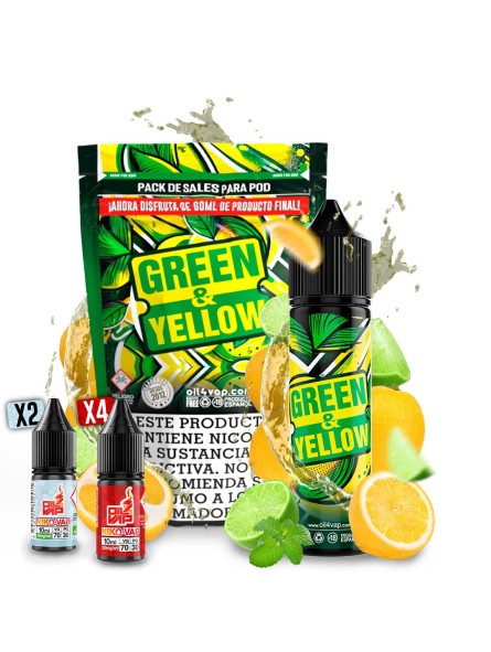 O4V - AROMA PACK 60ML GREEN & YELLOW