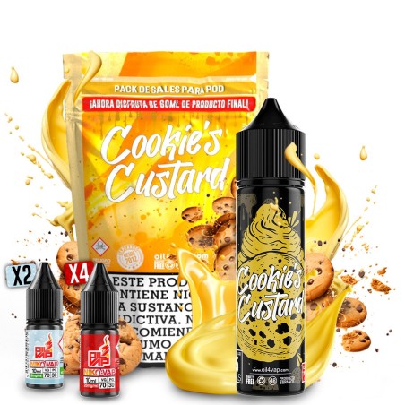 O4V - AROMA PACK 60ML COOKIE´S CUSTARD