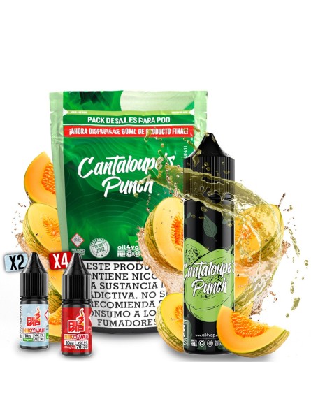 O4V - PACK DE SALES 60ML CANTALOUPE´S PUNCH