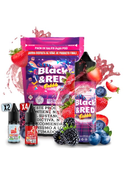 O4V - AROMA PACK 60ML BLACK & RED BUBBLE