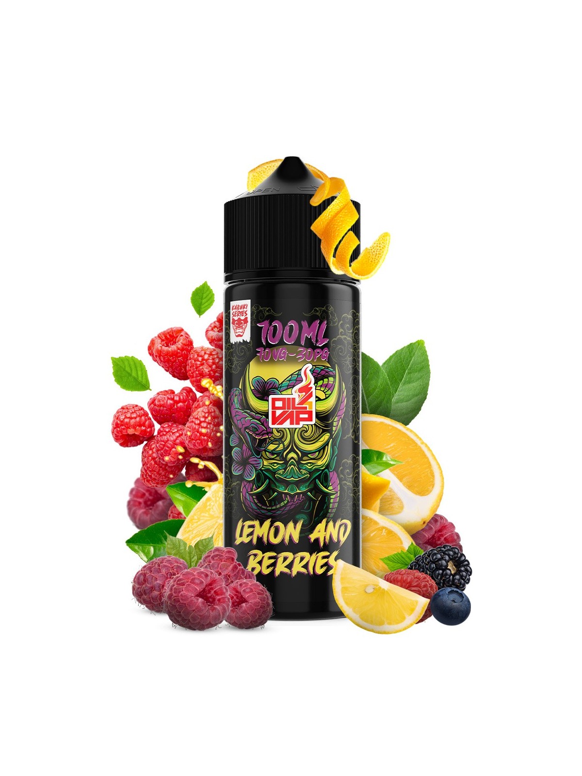 KS - AROMA SHORTFILL KABUKI SERIES LEMON AND BERRIES 100ML