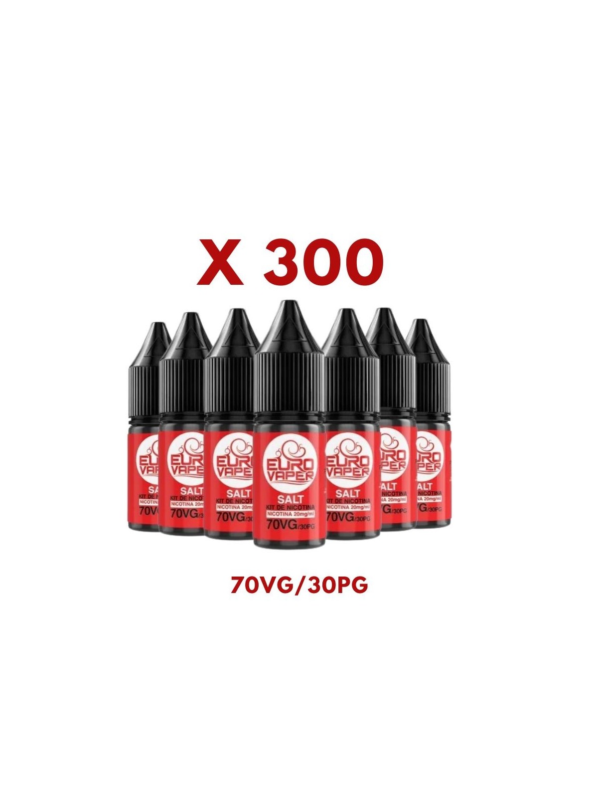 EV - EUROVAPER NICOSALT BENZOATO PACK 300 70/30 20MG