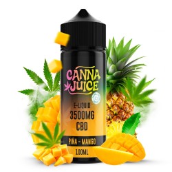 CNJ - ELIQUID MANGO PIÑA (100ML/3500MG) CANNA JUICE - 1