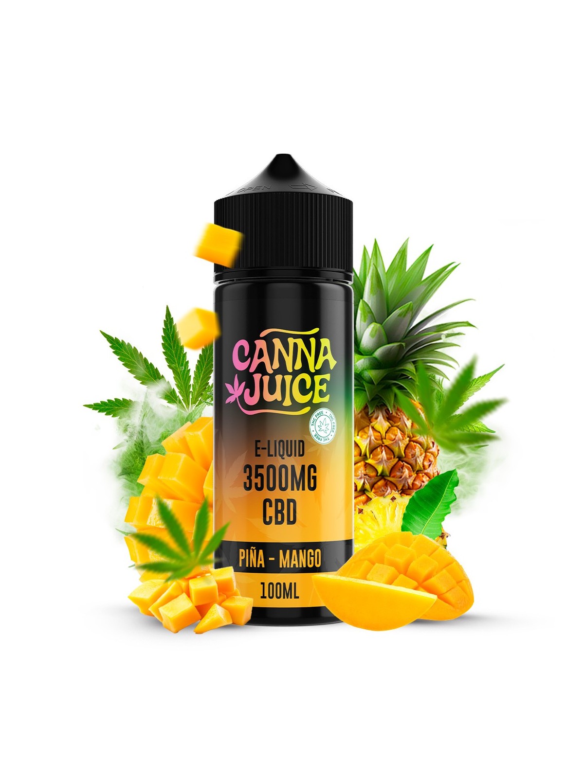 CNJ - AROMA SHORTFILL MANGO PIÑA (100ML/3500MG)